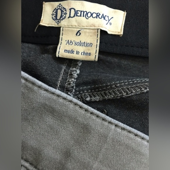 Democracy Womens Cotton Blend Ab Solution Booty Lift Mid Rise Jeggings Size 6 - Picture 11 of 12